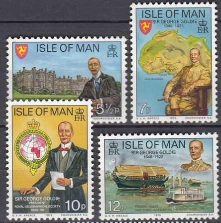 Timbre Isle Of Man 1975 Sir George Goldie - Collection Complète 64-67 Neuf MNH